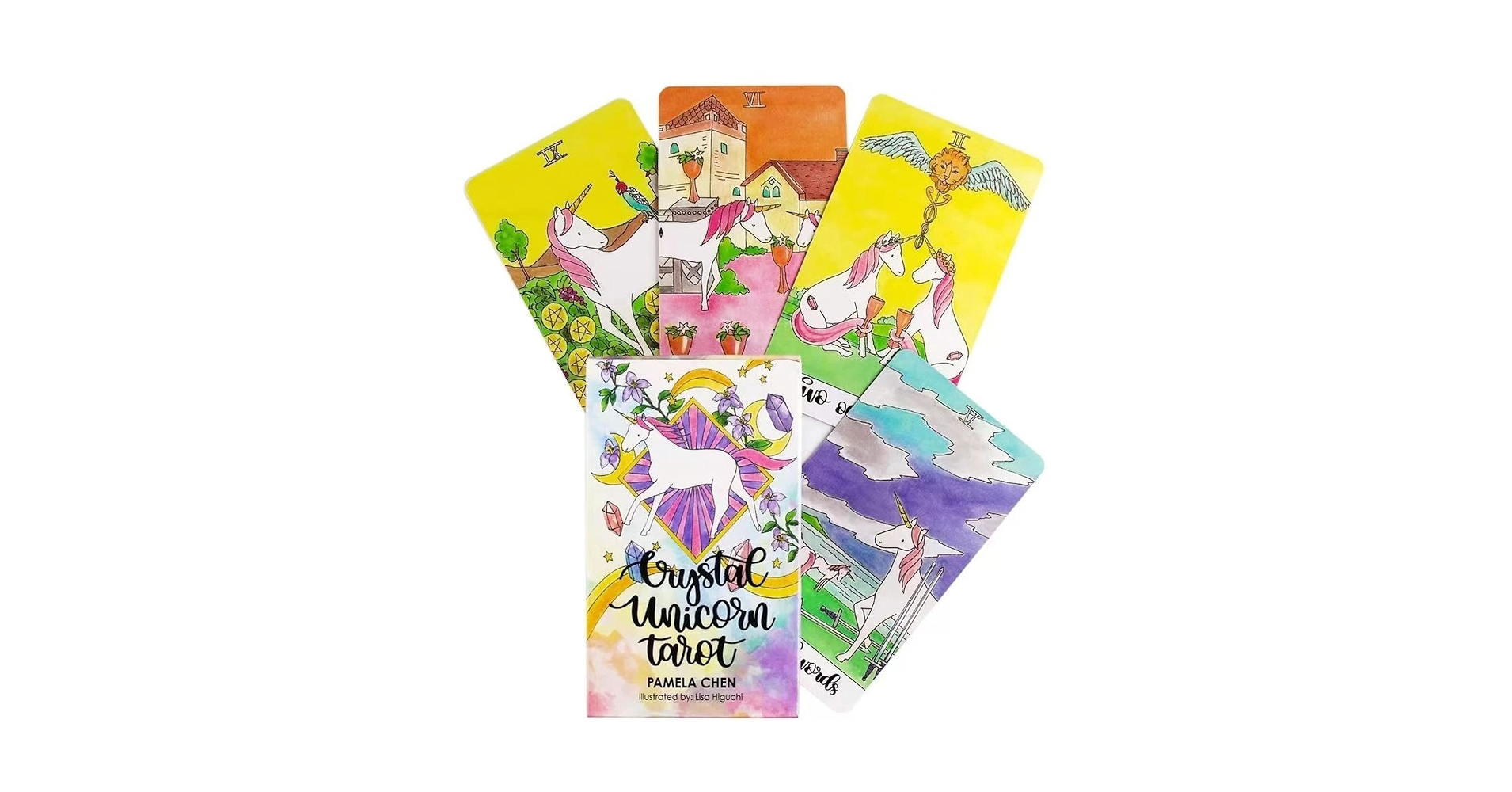 Crystal Unicorn Tarot, 78 Tarot Cards for Beginners,Tarot